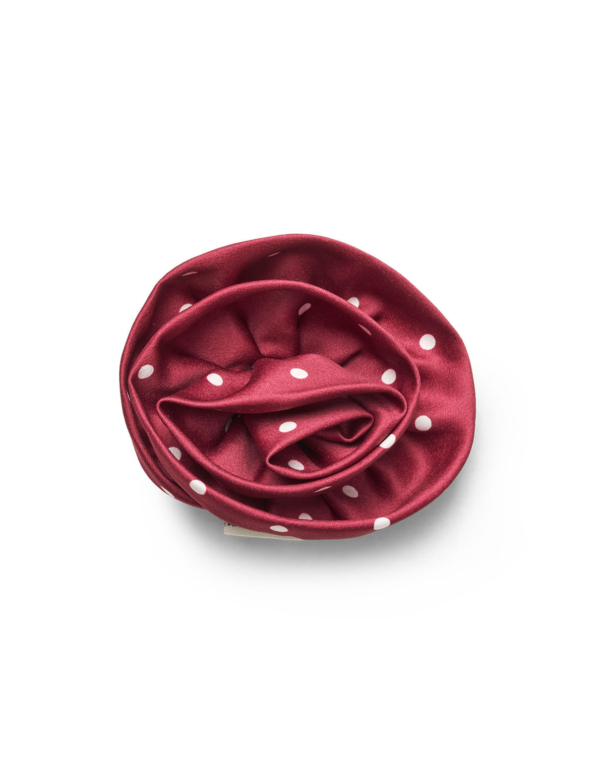 MN Rose Brooch, Dot Red/White